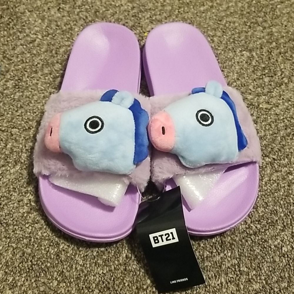 BT21 doll slippers